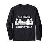 Vintage Old People Gaming Table, funny game