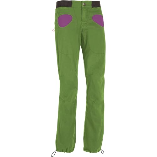 E9 Donna Onda Story Pantaloni, Green-Apple, M