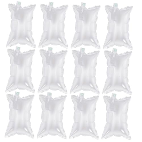 FUNOMOCYA 50 Stück Aufblasbare Luftpolsterkissen Verpackungspolster Luftkissen Luftsäulenbeutel Stoßdämpfend Wasserfest für Versand Transport Verpackung