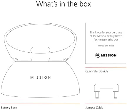 All-New, Battery Base for Echo Dot (5th generation), Made for Amazon Black