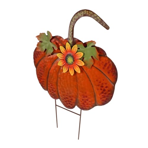Yardwe Decoraciones De Jardín Letrero De Calabaza Decoración De Acción De Gracias Decoración De Césped