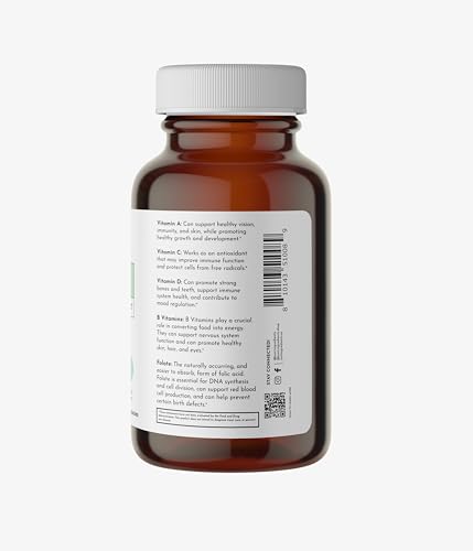 JUST INGREDIENTS Multivitamin Supplement - Plant-Based, Vegetarian, Muscle Growth - 60 Capsules - Image 3