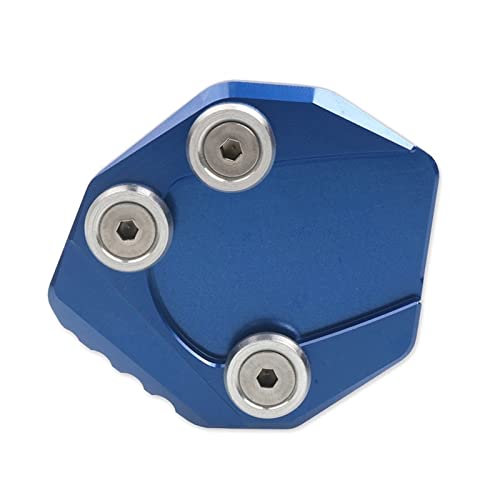 �L�b�N�X�^���h�v���[�g �ɓK������X�Y�L GSX-R125 GSX-R150 CNC �L�b�N�X�^���h �t�b�g�T�C�h�X�^���h �����p�b�h �T�|�[�g�v���[�g �g��(Blue)