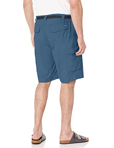 Image of Columbia Men's Regular Fit Shorts (AM4723 Cypress Heather Camo Print 40)