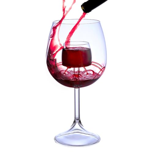 Ensemble de verres pour fontaine d'aération coffret cadeau vin