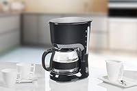 Bestron Kaffeemaschine mit Warmhalteplatte, Für gemahlenen Filterkaffee, 10 Tassen, 750 Watt, Schwarz – Ansicht 6