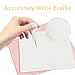 Baluue Braille Pen for Beginners Ergonomic Stylus Tool for Blind People Learning Braille Alphabet Portable Lightweight Writing Kit