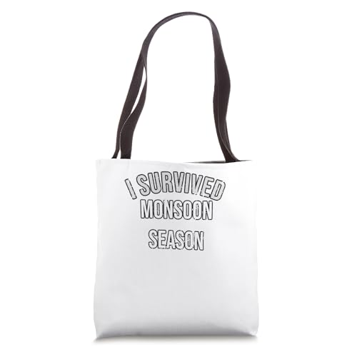 I Survived Monsoon Season | Vintage Tote Bag