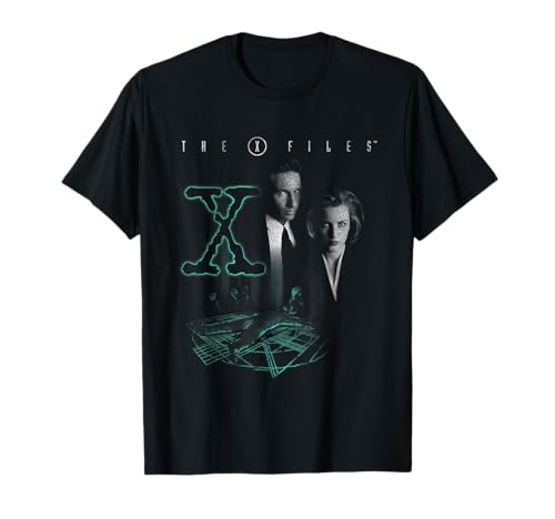X-Files Mulder & Scully Glowing Logo T-Shirt