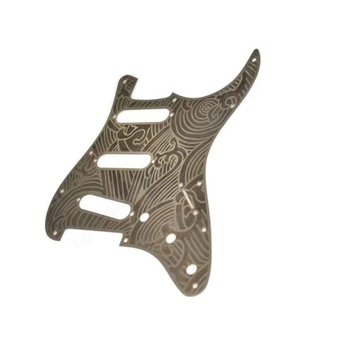 Vis de plaque arrière guitare ST fixation pickguard SSS miroir doré antirouille