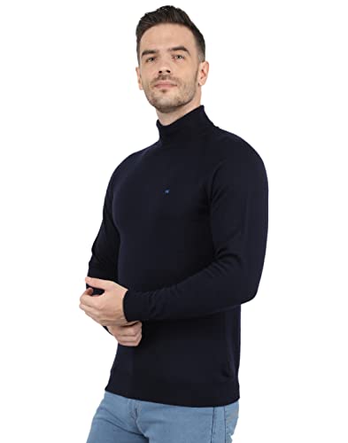 Image of Monte Carlo Men Wool High Neck Pullover Sweater