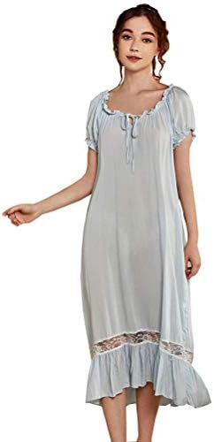Singingqueen Womens' Cotton Nightgown 
