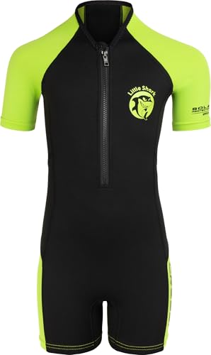 Miniatura 2 de Cressi Little Shark Shorty Wetsuit Black Lime 2mm 5 6 Age