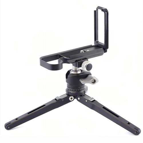 OURHZTB Soporte de placa de liberación rápida en L para cámara Hasselblad X2D/X2DII 100C, soporte horizontal vertical de aluminio compatible con cabezal de bola de trípode estándar Arca - imagen 3