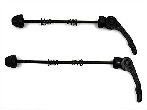 LOEVELOSI Fahrrad Schnellspanner extra leicht Vorderrad Achse, MTB, Trekking und Rennrad, Quick Release Fahrrad Achsen Set mit Schnellverschluss Schnellspannset Vorne Steckachse Vorderrad Cover