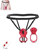 LZMYZ Tragbarer Butterfly Vibration für Sie mit 9 Vibrationsmodi mit Fernbedienung APP Klitoris Stimulation Vibrator, BDSM Auflegevibrator Vibratoren Leise mit Gürtel Sex Spielzeug für die Frau