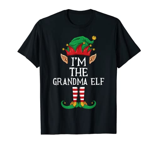 Soy la abuela Elf Family Christmas Matching Holiday Group Camiseta