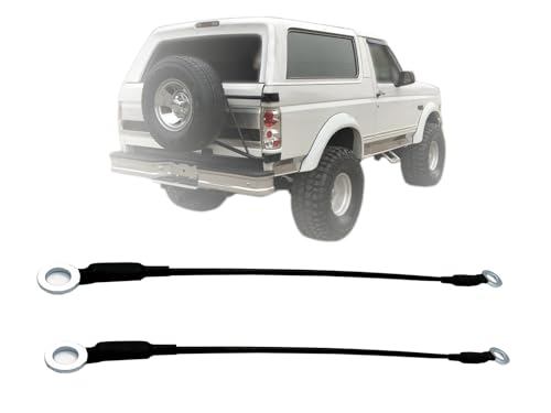 APA Replacement Tailgate Cable Support Cable 18'' for 1978-1996 Bronco Pair FO1918106 D20Z7143052A E3TZ9843052A E3TZ9843053A