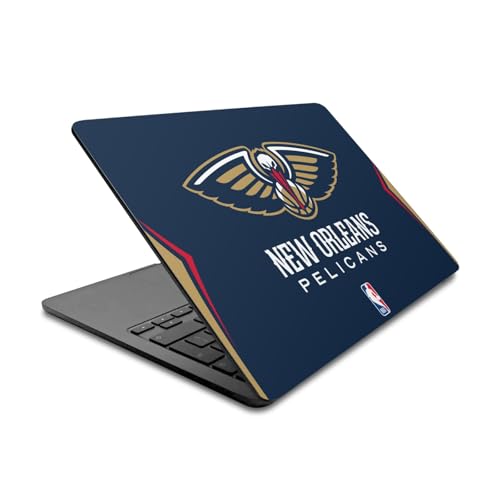 Autocollant MacBook Air 13.6 bleu marine protection vinyle logo NBA Pelicans A2681