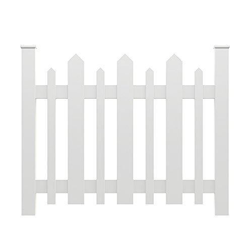 YardSmartÂ® 73004182 Picket Accent Fence, White