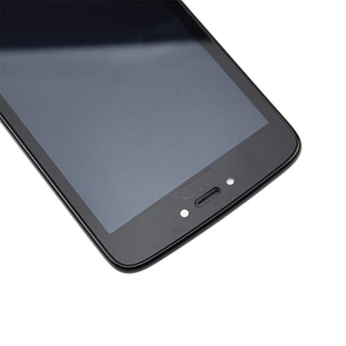 Image of LCD Touch Digitizer Screen Assembly with Frame Replacement for Motorola Moto C Black