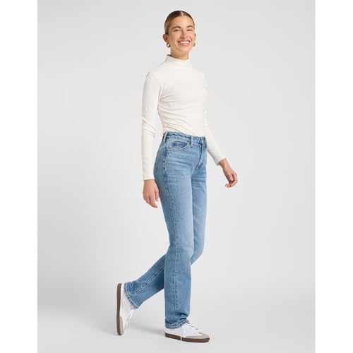 Jeans femme Lee June fini les pantalons inconfortables optez pour une coupe droite parfaite