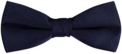Men's Satin Pre-Tied Tuxedo Bow Tie with Adjustable Strap