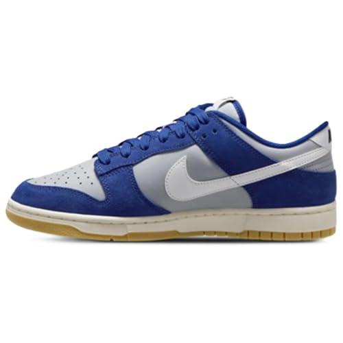 Nike Dunk Low Mens Lifestyle Shoes (Wolf Grey/White/Deep Royal Blue/Sail) Size 13