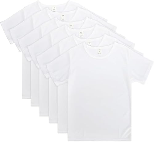 [Good in three directions] 白 Tシャツ メンズ 無地 6枚セット 半袖 インナー コットン 肌着 下着 まとめ買い シンプル 2X L
