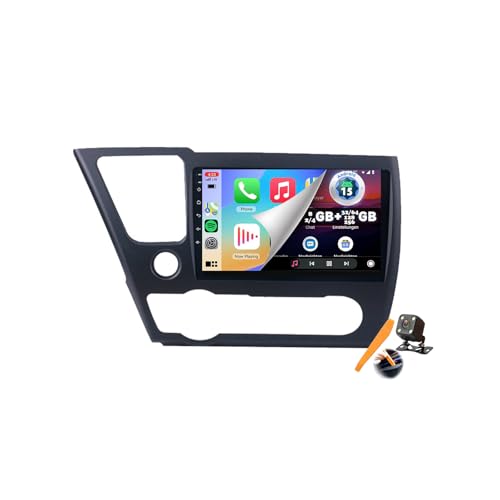 Autoradio 2 Din pour Civic 2013-2016 Y500s GPS Android 15 multimédia écran 9 pouces