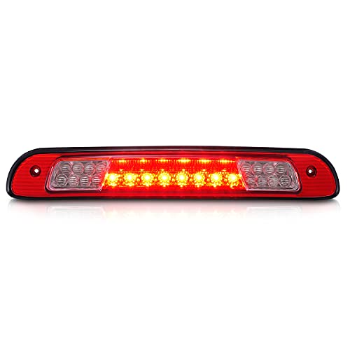 Amerilite Red/Clear Led High Mount Stop Cargo 3Rd Brake Lights For Toyota Tundra #TOP3