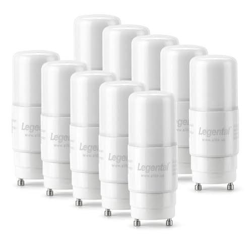 Silverlite 5w(13w CFL Equivalent) LED Stick PL Bulb GU24 Base, 500LM, Warm White(3000k), 120-277 Voltage, UL Listed, 10 Pack