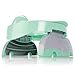 Kalencom Potette Plus Premium 2 in 1 Travel Potty and Toilet Seat Trainer Ring with Built in Pee Guard and Easy-Grip Handles (Teal/Gray)