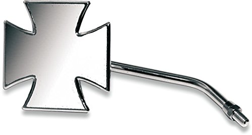 Emgo Maltese Cross Mirror Solid Stem Lft/rht Universal