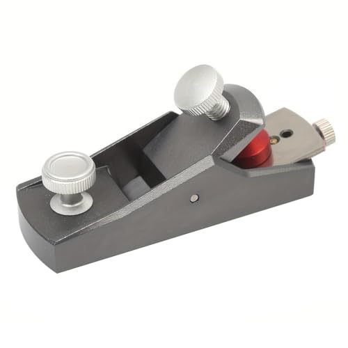 Jolsaawie Cepilladora para Trabajar la Madera, Mini Cepilladora Manual de Aleación de Aluminio, Borde Inferior, Plano de Recorte de Madera, Plano, Herramientas de Carpintero DIY