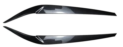 Sourcils de phare pour BMW Série 5 G30 525i 2017-2021 coques de paupières noires
