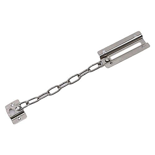 Tür-Sicherheitsketten, 2 Stück, Kette aus robustem Stahl, for Zuhause mit Schraubensicherheit, Hoteltür-Sicherheitstür, Diebstahlsicherungskette, Türkette, poliert