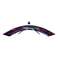 Samsung Odyssey Neo G95NC Curved Gaming Monitor, 57 Zoll, VA-Panel, 7.680 x 2.160 Pixel, Quantum Mini LED, Freesync Premium Pro, Bildwiederholrate 240 Hz, Reaktionszeit 1 ms (G/G), Weiß – Ansicht 9