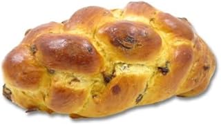 Traditional Braided Egg Challah Bread With Raisins Pack Of 3