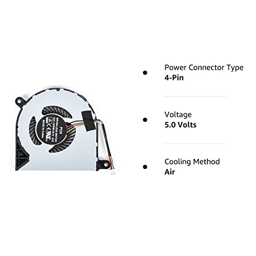 Replacement Cpu Cooling Fan For Dell Inspiron 13 5368 5378 5379 7368 7375 7378, Inspiron 15 5568 5578 5579 7579 7569, Latitude 3390 3379 Series Laptop Dp/N Cn-031Tpt #TOP5
