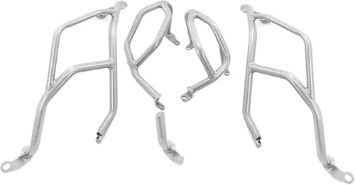Barres de protection moteur moto BMW F850GS F750GS F800GS protection intégrale argent