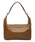 Liebeskind Berlin LIZA Hobo Schultertasche, Medium (HxBxT 19.5cm x 30cm x 17cm), Tiramisu