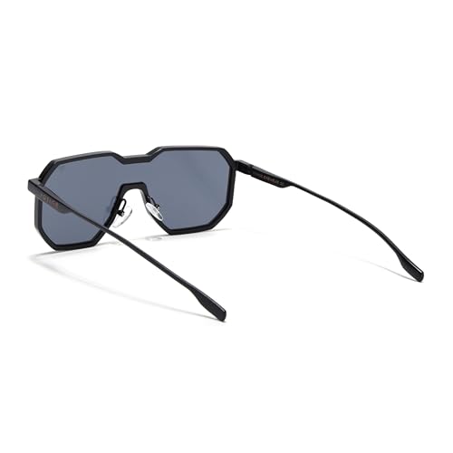 Image of Voyage Square UV Protected & Polarized Sunglasses for Men & Women