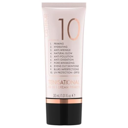 Catrice Ten!sational 10 in 1 Primer Viso Multi-Azione, anti-età, idratante, levigante, naturale, luminosa (30ml)