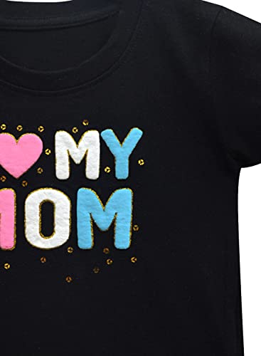 Image of A.T.U.N. (ALL THINGS UBER NICE) Girls Printed Round Neck Short Sleeve Regular T-Shirt