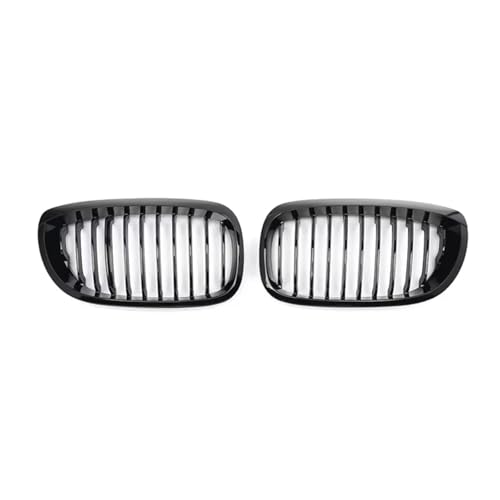 Calandre pour BMW E46 Coupé Cabriolet LCI 2003-2006 en noir brillant