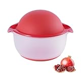 Pelador para granada - 19,5 x 19,5 cm Tortorola para granada, larga duración | Pelador para granadas de silicona ABS con facilidad, pelador para frutas para eliminar los arilos de cocina doméstica
