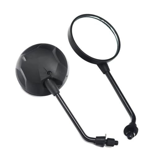 Rétroviseur universel moto réglable avec miroir rond rétro