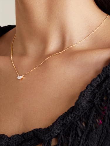 Stylish Crystal Pendant Necklace For Women With Extendable Chain4
