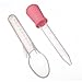 Baby Medicine Feeder 2Pcs Silicone Liquid Dropper and and Spoon Baby Feeding Tool Newborns Medicine Dispenser Random Color